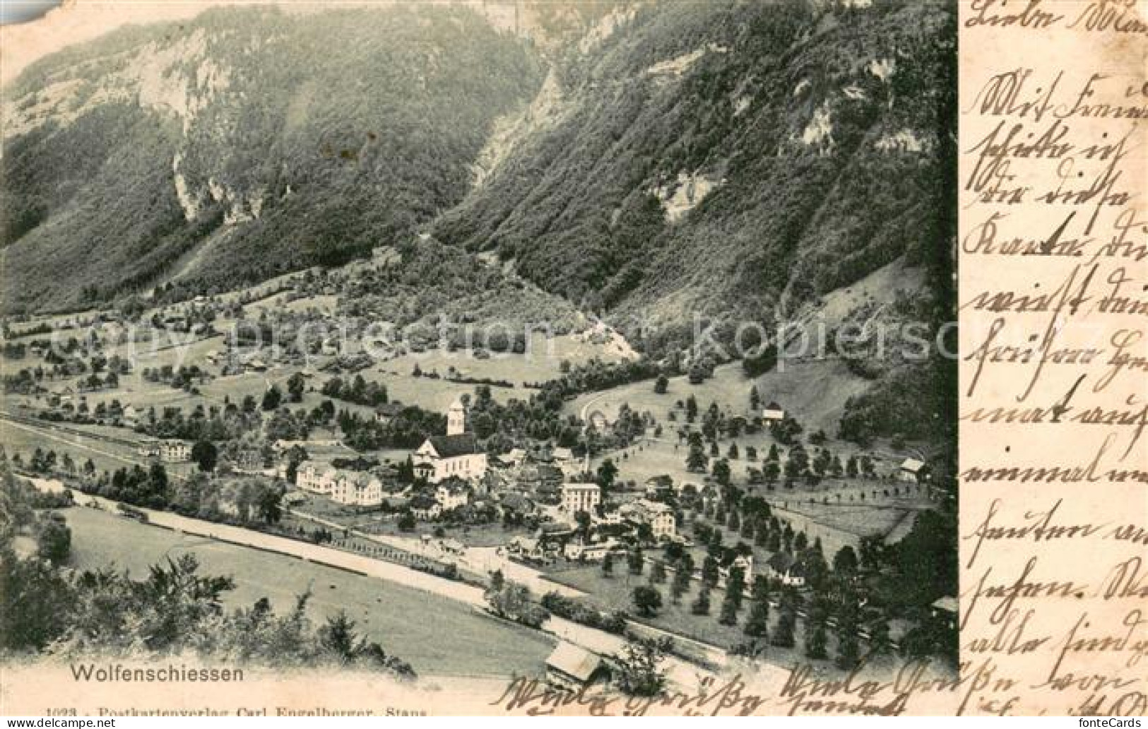 13728586 Wolfenschiessen Panorama Wolfenschiessen - Autres & Non Classés