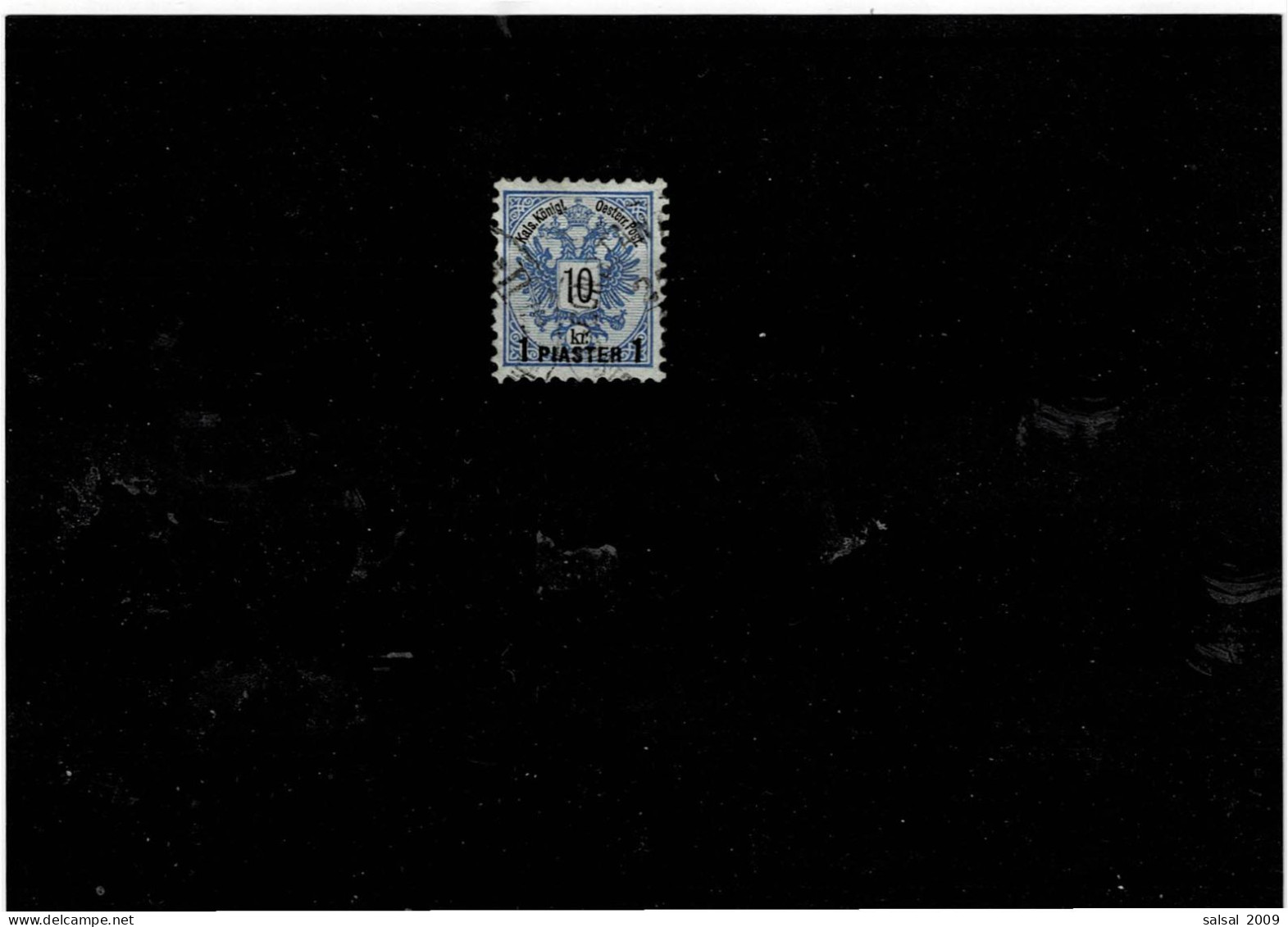 AUSTRIA ,"Aquila" ,10s. Azzurro Con Dentellatura 10.1/2 Usato ,qualita Ottima - Used Stamps