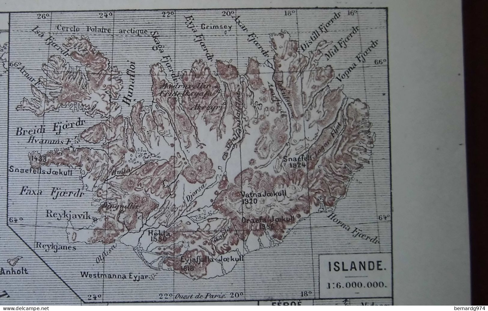 Sweden Norway Denmark : six antique maps 19è century