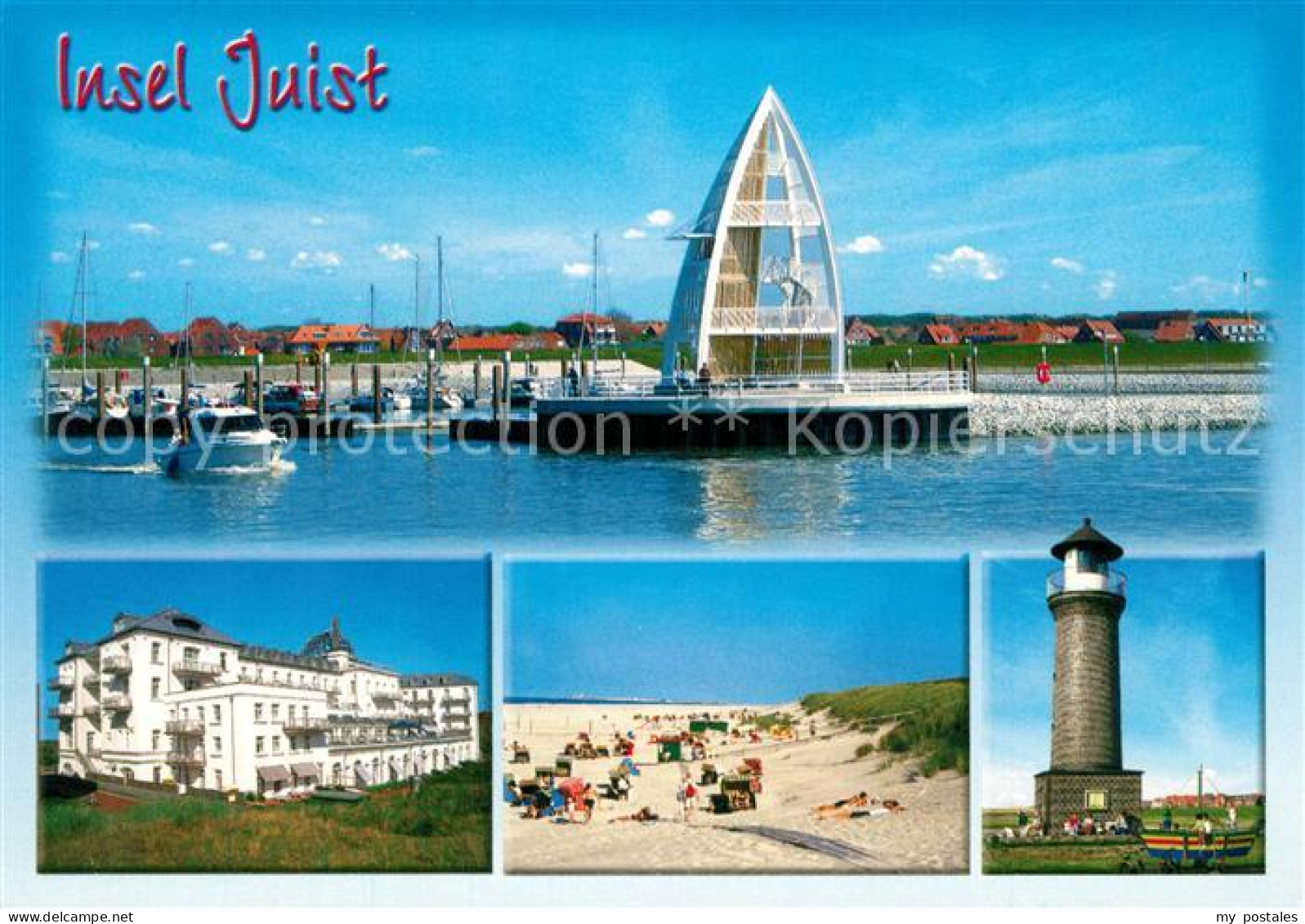 73247038 Insel Juist Kurhaus Wasserturm Hafen Insel Juist - Norderney