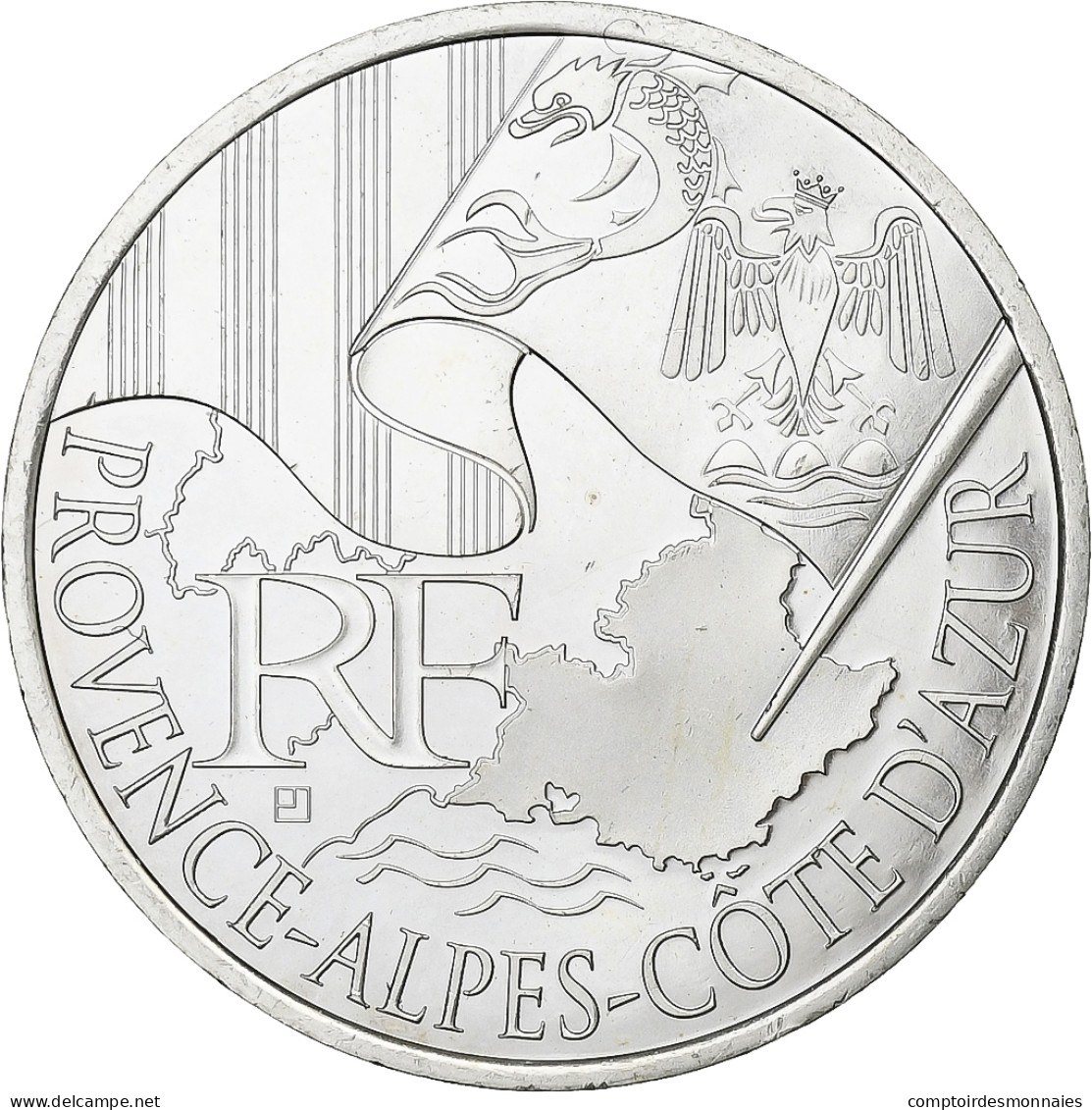 France, 10 Euro, 2010, Paris, Argent, SUP+, KM:1668 - France