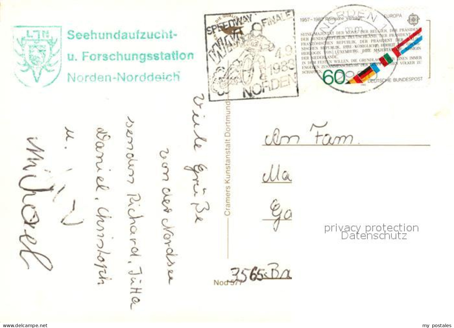 73246963 Norddeich Ostfriesland Seehundaufzucht Forschungsstation Saebelschnaebl - Other & Unclassified