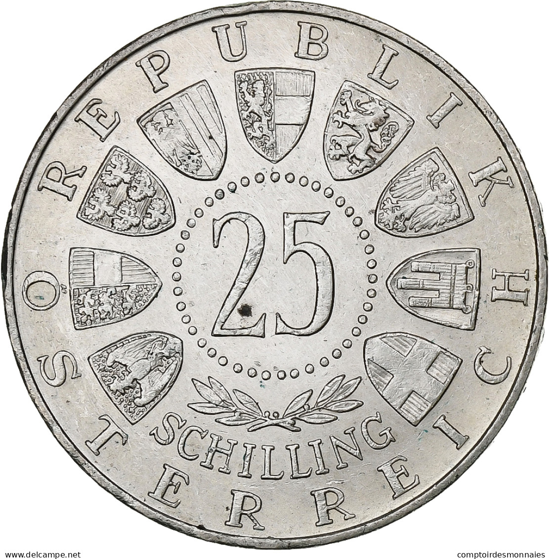 Autriche, 25 Schilling, 1956, Argent, TTB+, KM:2881 - Austria