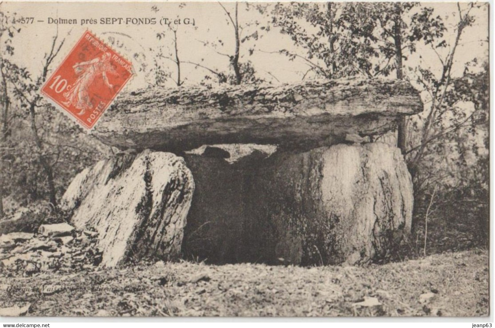 577 - Dolmen Près SEPT-FONDS - Andere & Zonder Classificatie