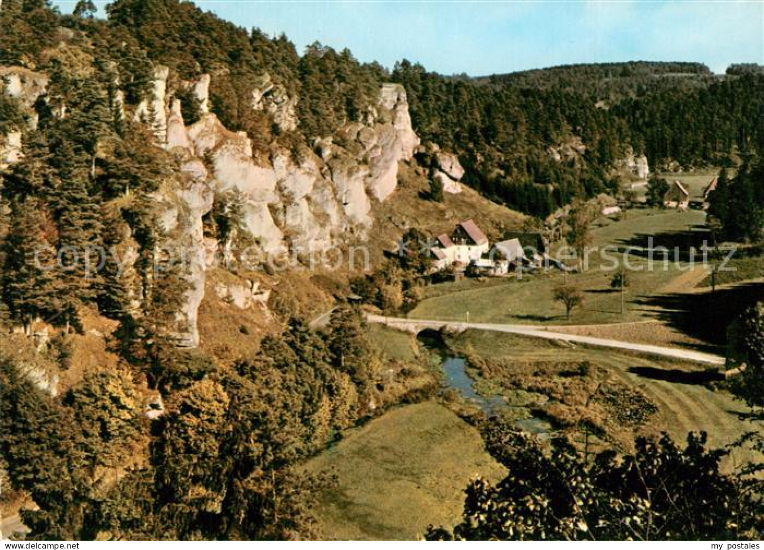 73246590 Fraenkische Schweiz Roemerbruecke Schloettermuehle Fraenkische Schweiz - Pottenstein