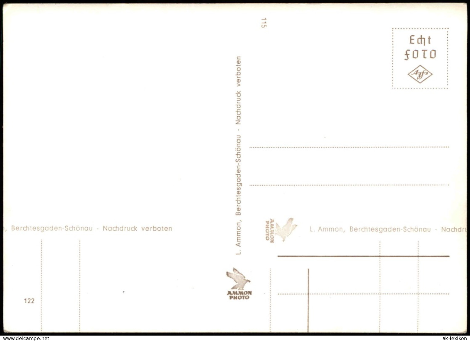 Ansichtskarte Berchtesgaden 2-Bild-Karte Schönau Umland-Ansichten 1960 - Berchtesgaden