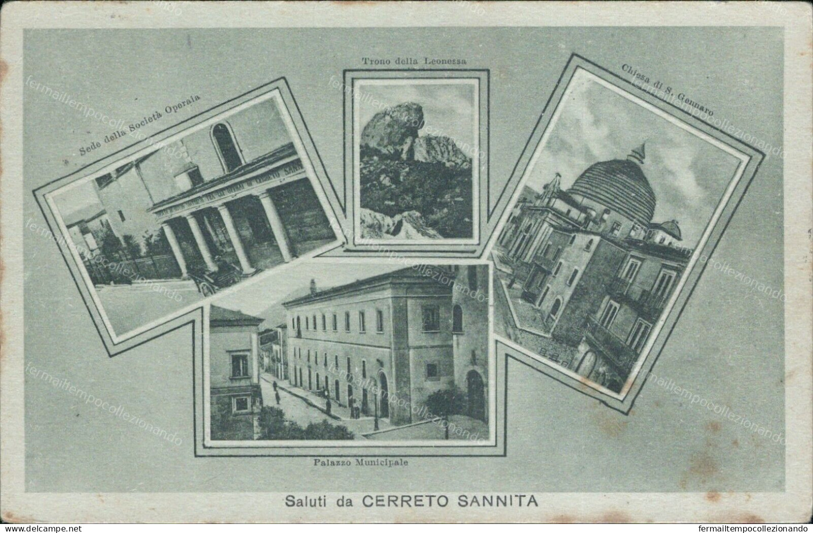 V768 Cartolina  Saluti Da Cerreto Sannita Provincia Di Benevento - Benevento