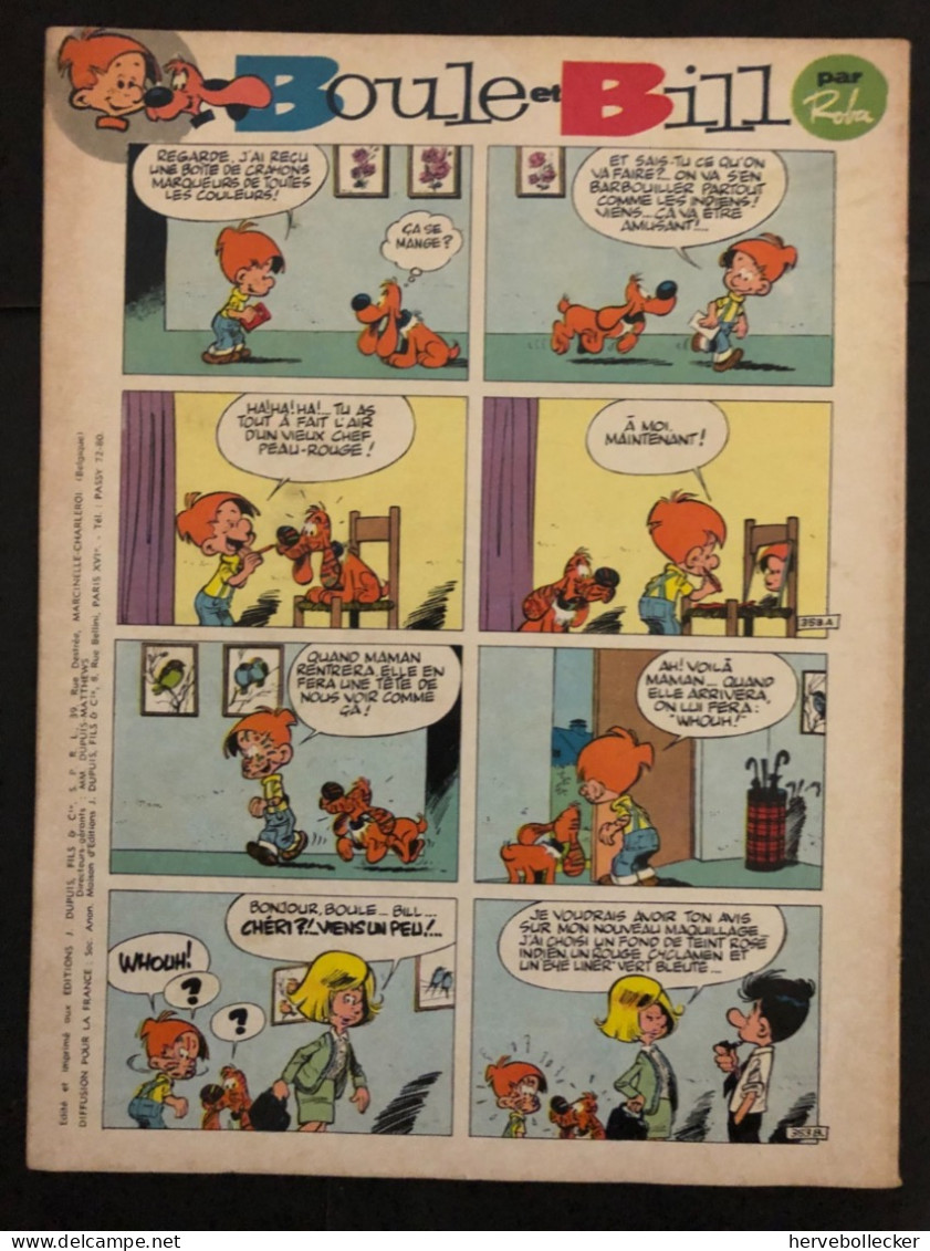 Spirou Hebdomadaire N° 1525 -1967 - Spirou Magazine