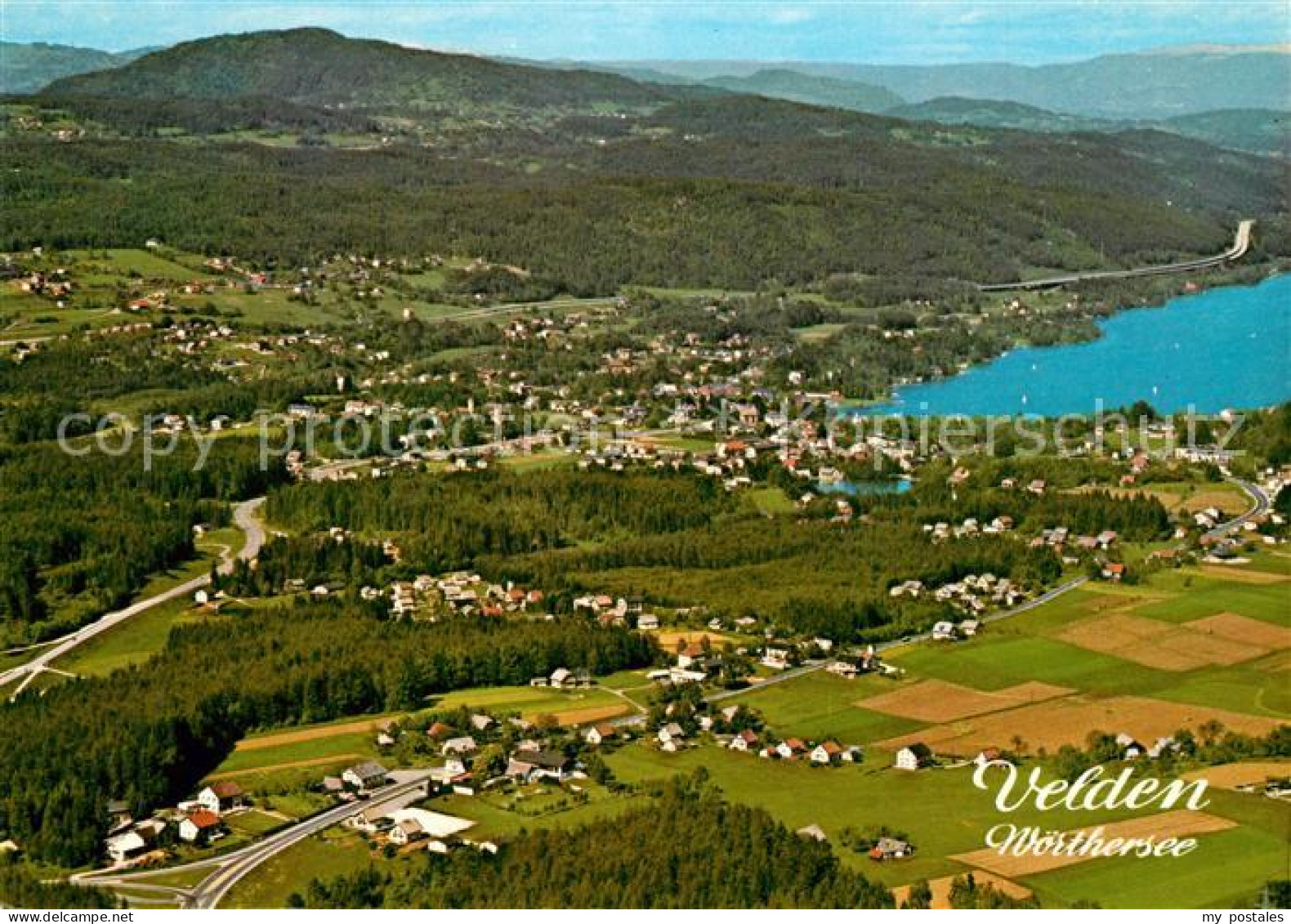 73246279 Velden Woerthersee Mit Selpritsch Fliegeraufnahme Velden Woerthersee - Sonstige & Ohne Zuordnung