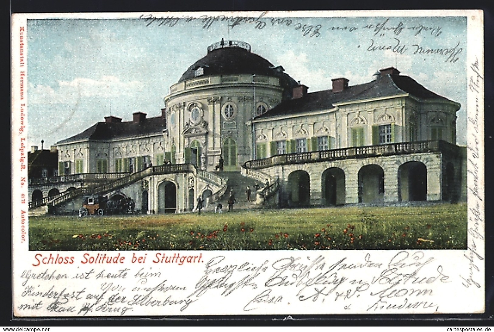 AK Stuttgart, Schloss Solitude  - Stuttgart