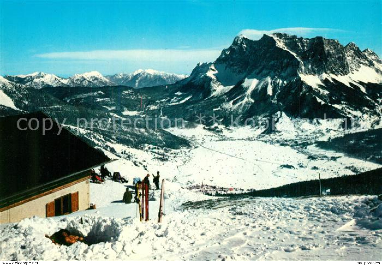 73245819 Lermoos Tirol Grubigsteingipfelhaus Winterpanorama Ehrwald Zugspitze We - Autres & Non Classés
