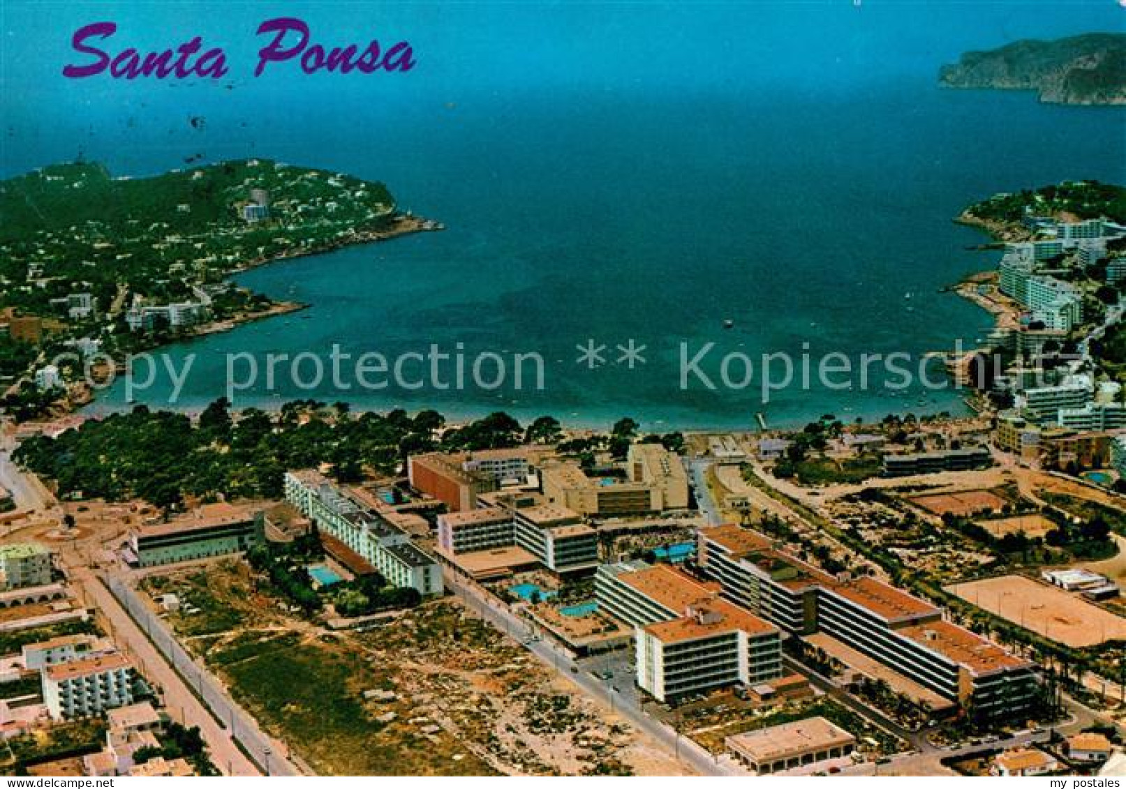 73245786 Santa Ponsa Mallorca Islas Baleares Fliegeraufnahme Santa Ponsa - Sonstige & Ohne Zuordnung