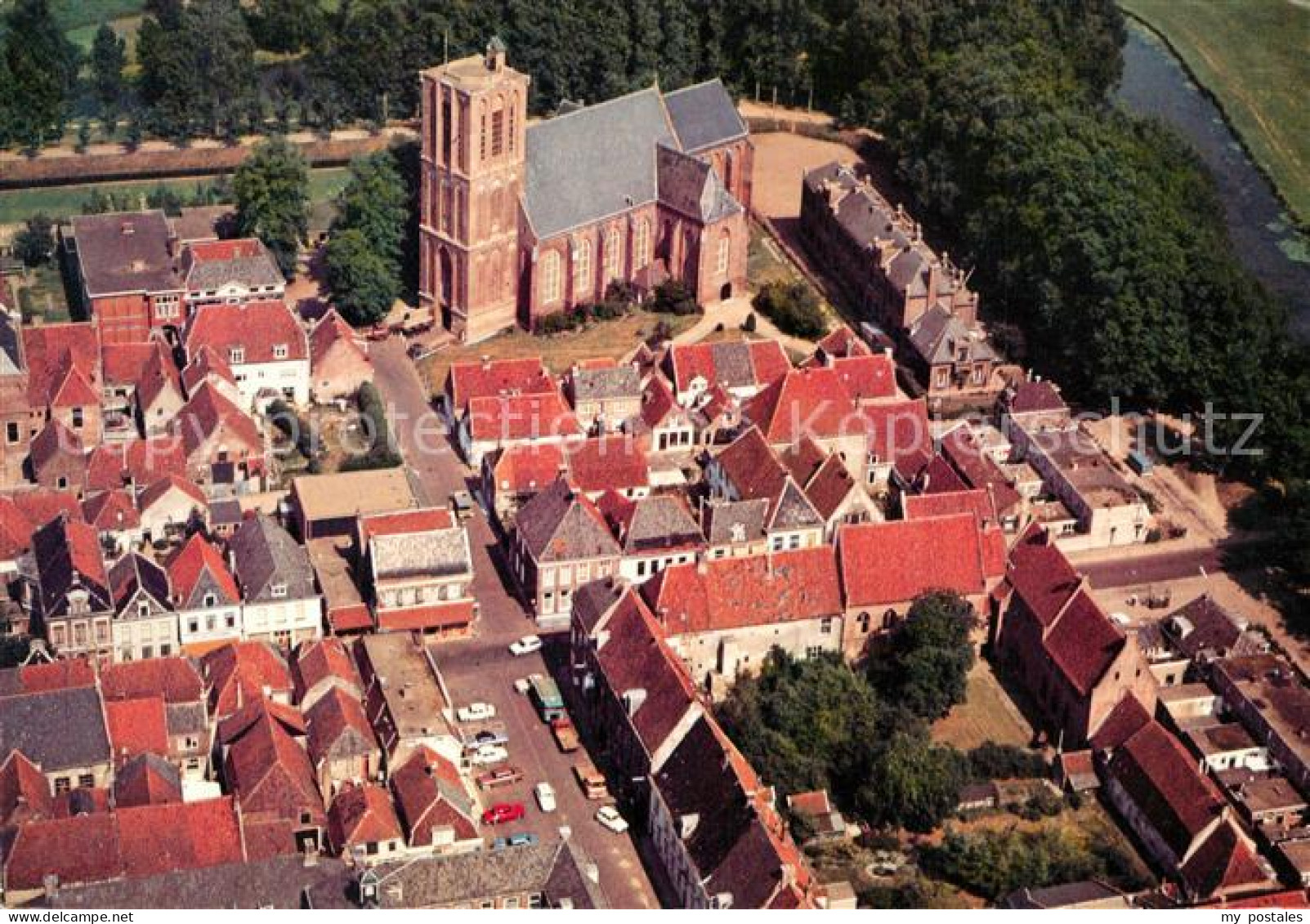 73245718 Elburg Fliegeraufnahme NH Kerk  Elburg - Sonstige & Ohne Zuordnung