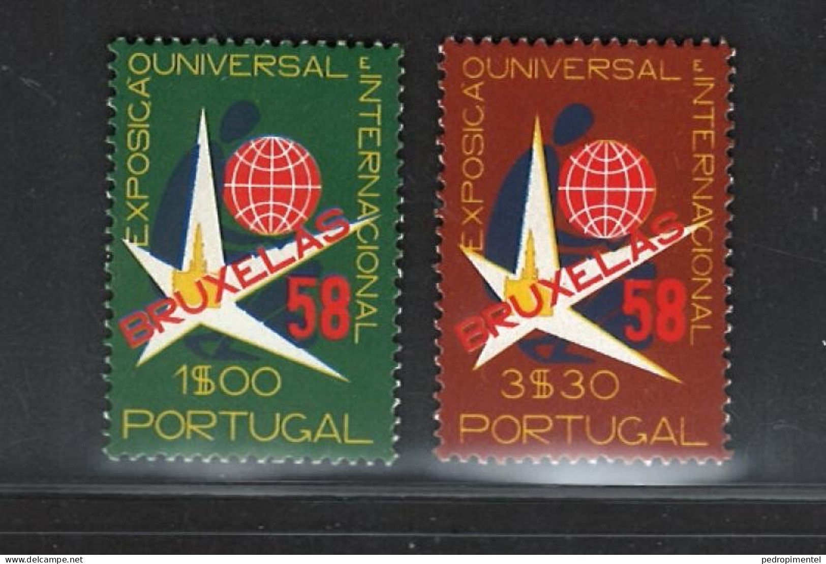 Portugal Stamps 1958 "Brussels Expo" Condition MNH #833-834 - Unused Stamps