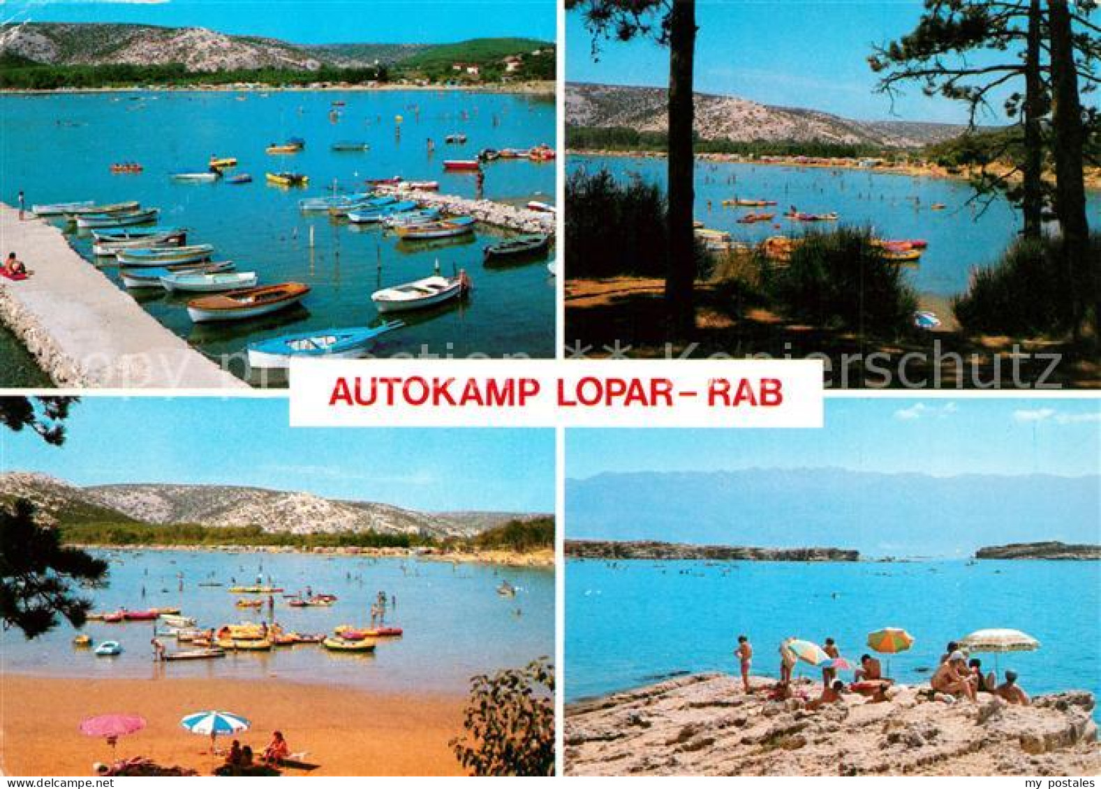 73244999 Rab Croatia Autokamp Lopar Hafen Bucht Strand Rab Croatia - Croatia