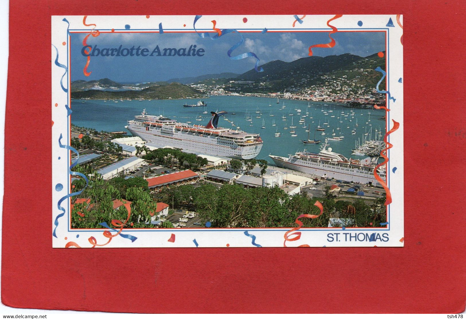 AMERIQUE---ANTILLES--VIERGES--ST THOMAS---Charlotte Amalie---voir 2 Scans - Jungferninseln, Amerik.