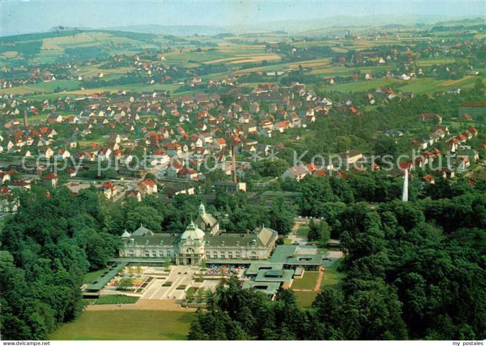 73244645 Bad Oeynhausen Fliegeraufnahme Kurhaus Mit Jordansprudel Bad Oeynhausen - Bad Oeynhausen