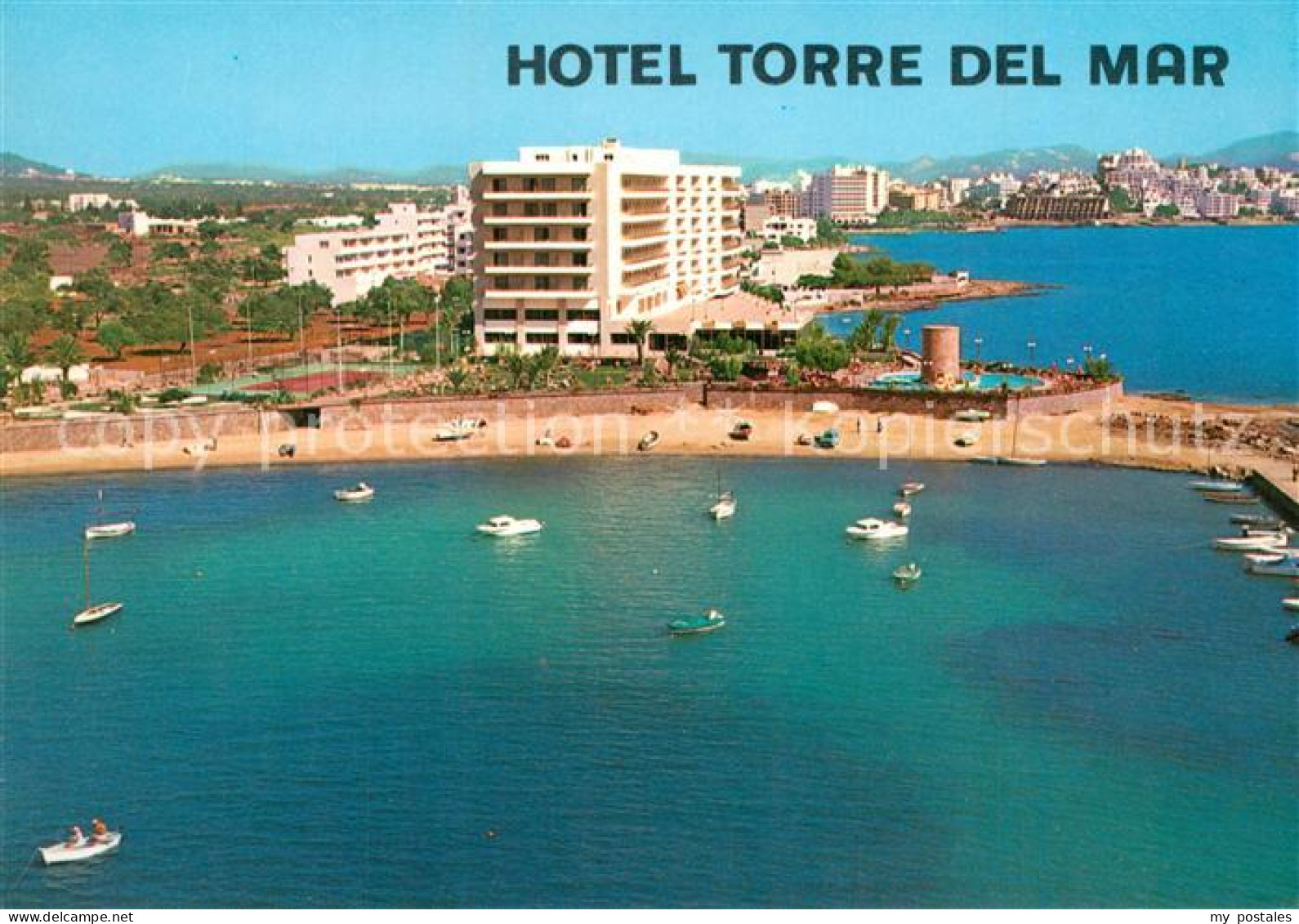 73244489 Playa D En Bossa Hotel Torre Del Mar Fliegeraufnahme Playa D En Bossa - Autres & Non Classés