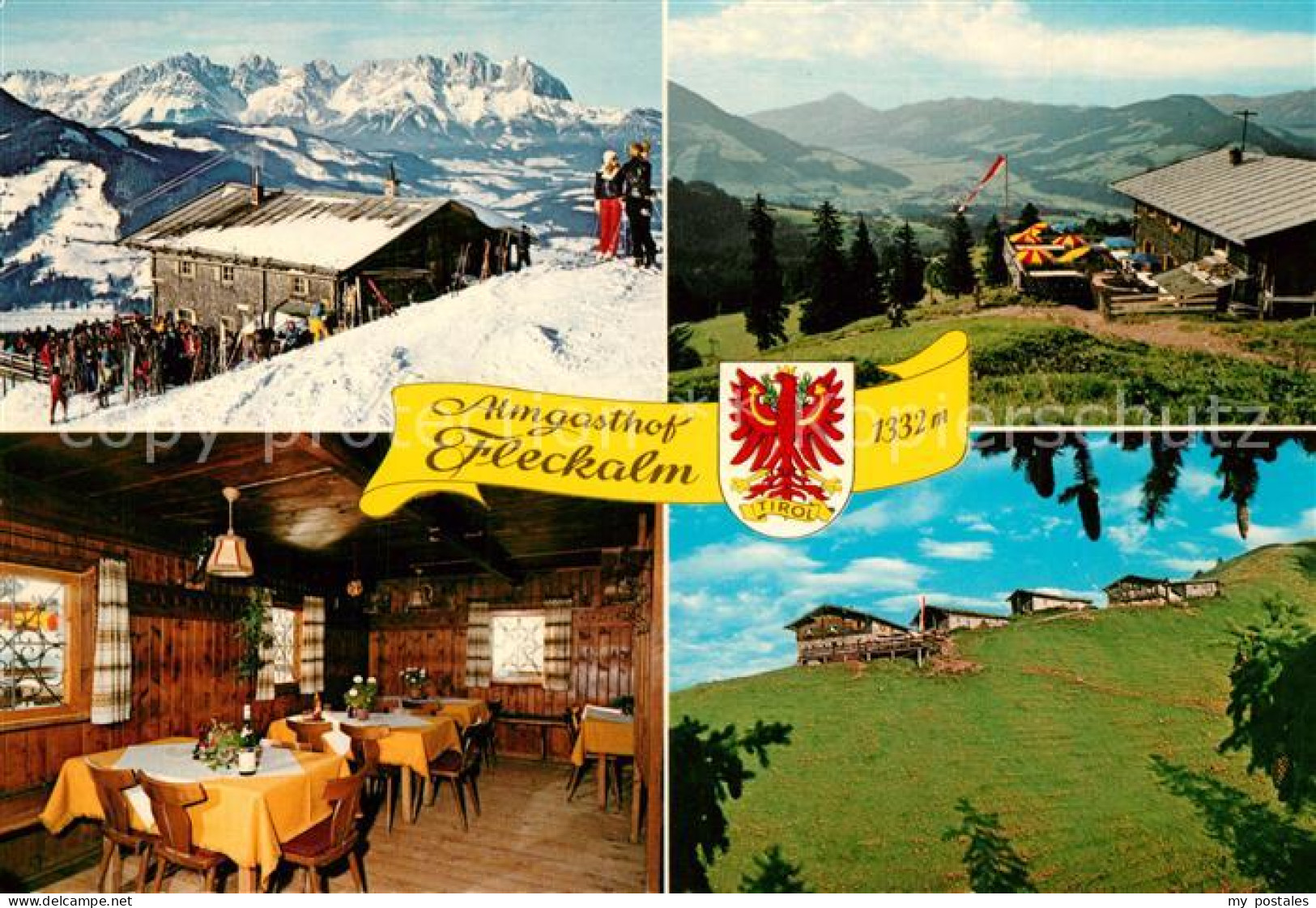 73244478 Kirchberg Tirol Almgasthaus Fleckalm Kaisergebirge Tiroler Gaststube So - Other & Unclassified