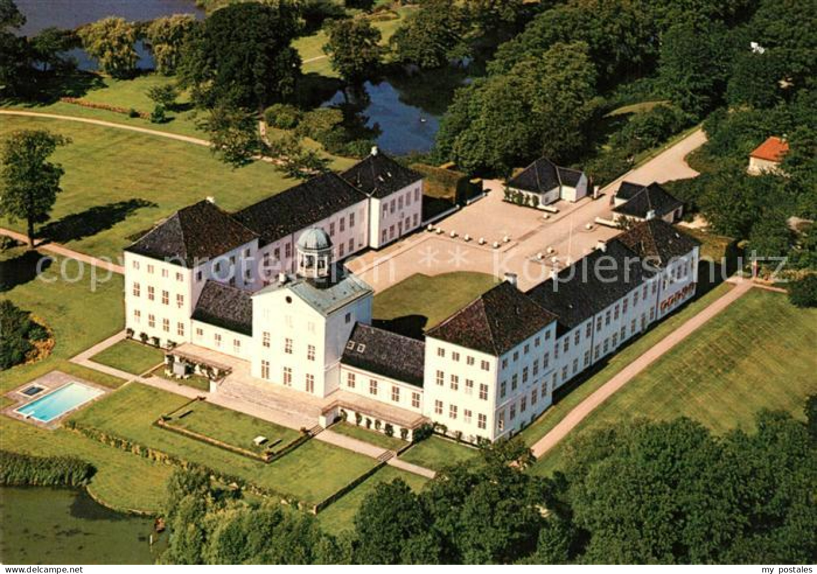 73244400 Grasten Slot Schloss Fliegeraufnahme Grasten - Denmark