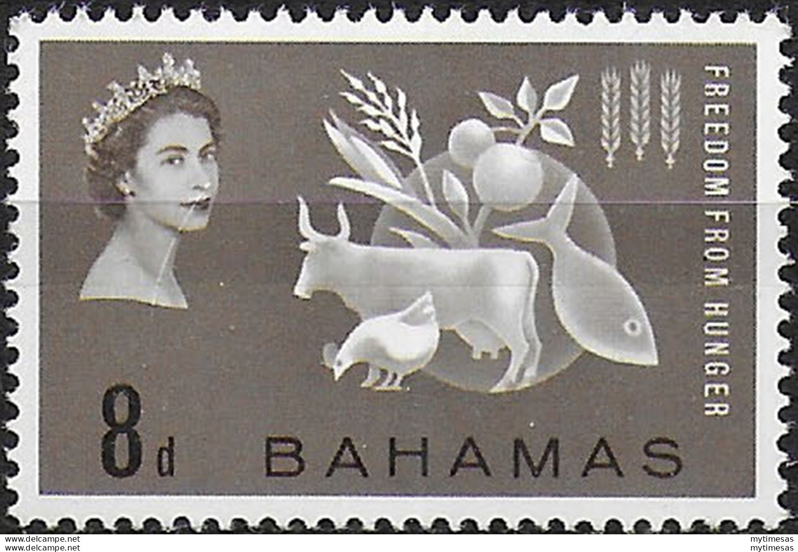 1963 Bahamas Freedom From Hunger 1v. MNH SG N. 223 - Otros & Sin Clasificación