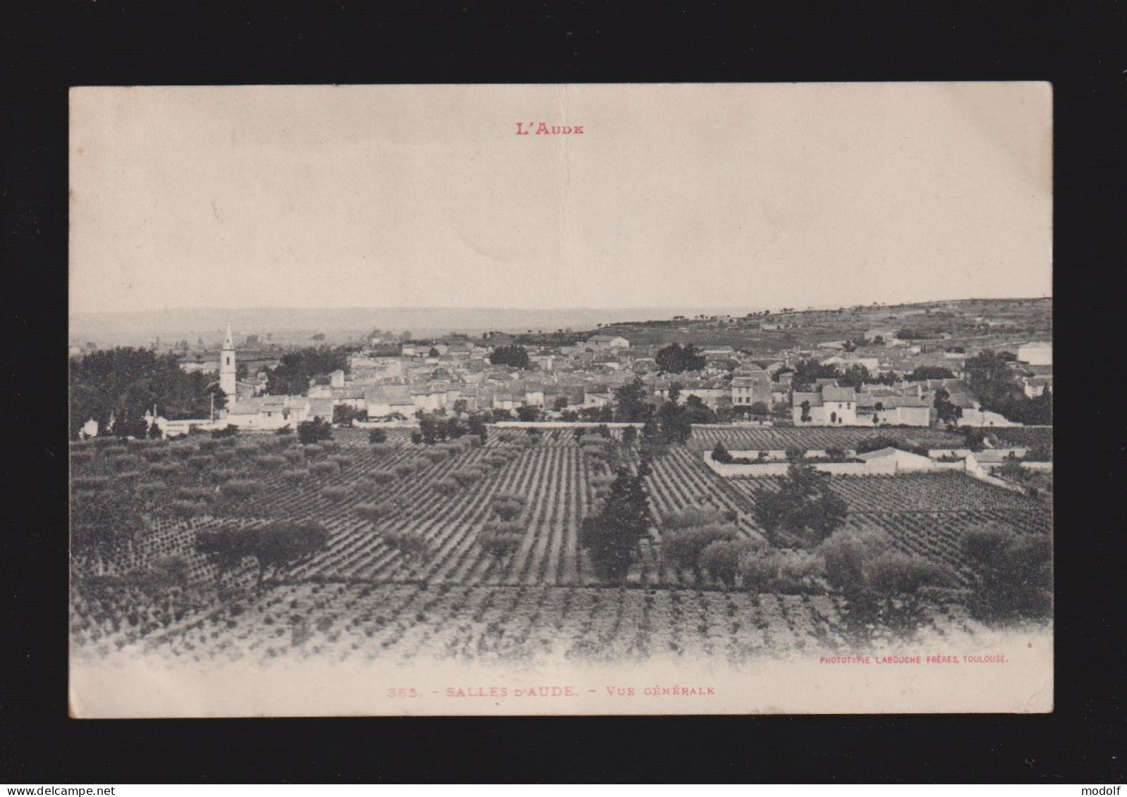 CPA - 11 - Salles-d'Aude - Vue Générale - Circulée En 1910 - Salleles D'Aude