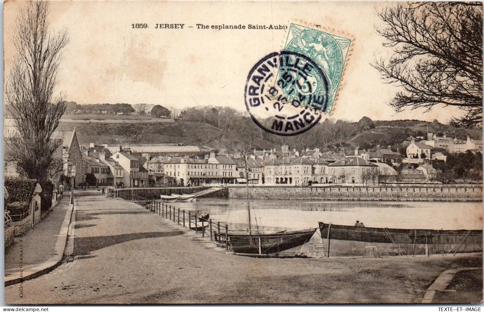 GRANDE BRETAGNE - JERSEY - The Esplanade Saint Aubin  - Other & Unclassified