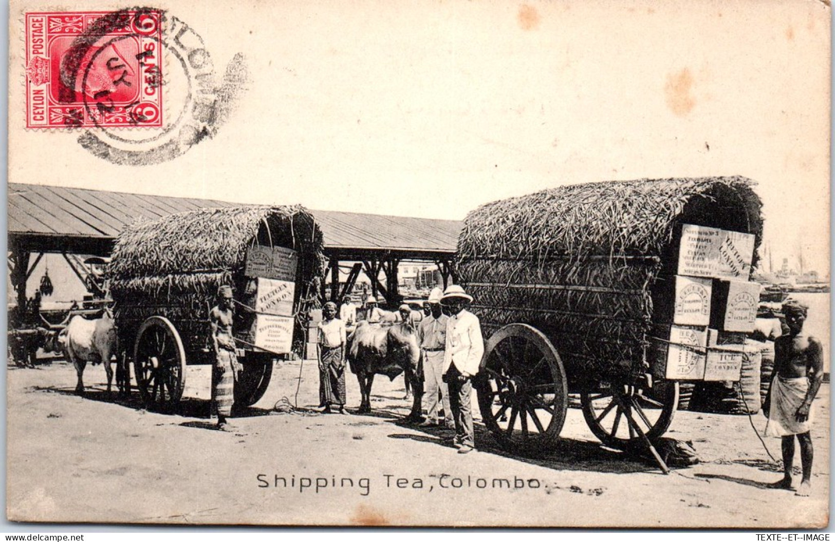 CEYLAN - Shipping Tea Colombo  - Sri Lanka (Ceylon)