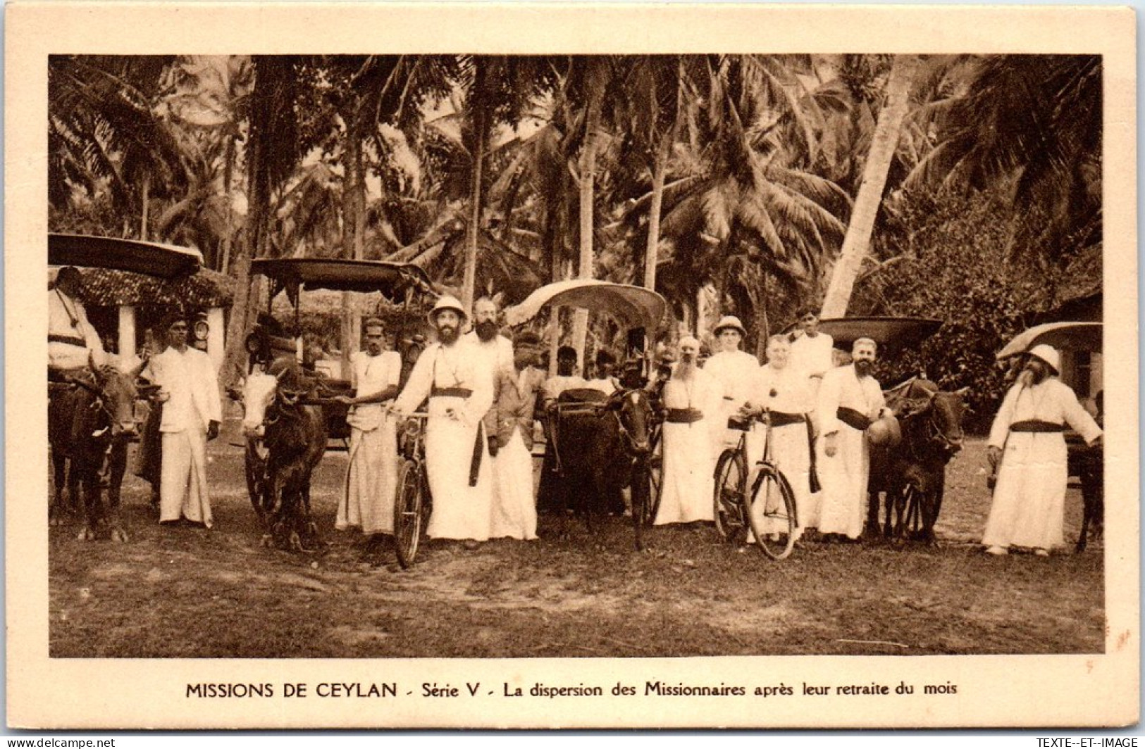 CEYLAN - La Dispersion Des Missionnaires.  - Sri Lanka (Ceylon)
