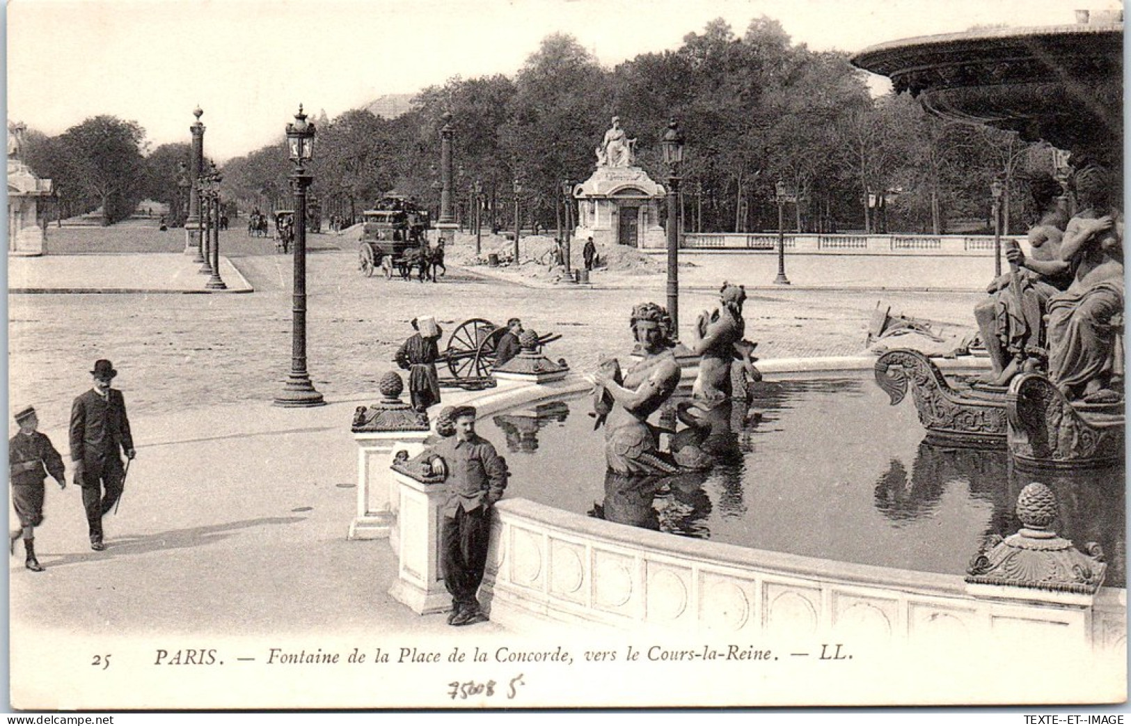 75008 PARIS - La Fontaine De La Place De La Concorde  - District 08
