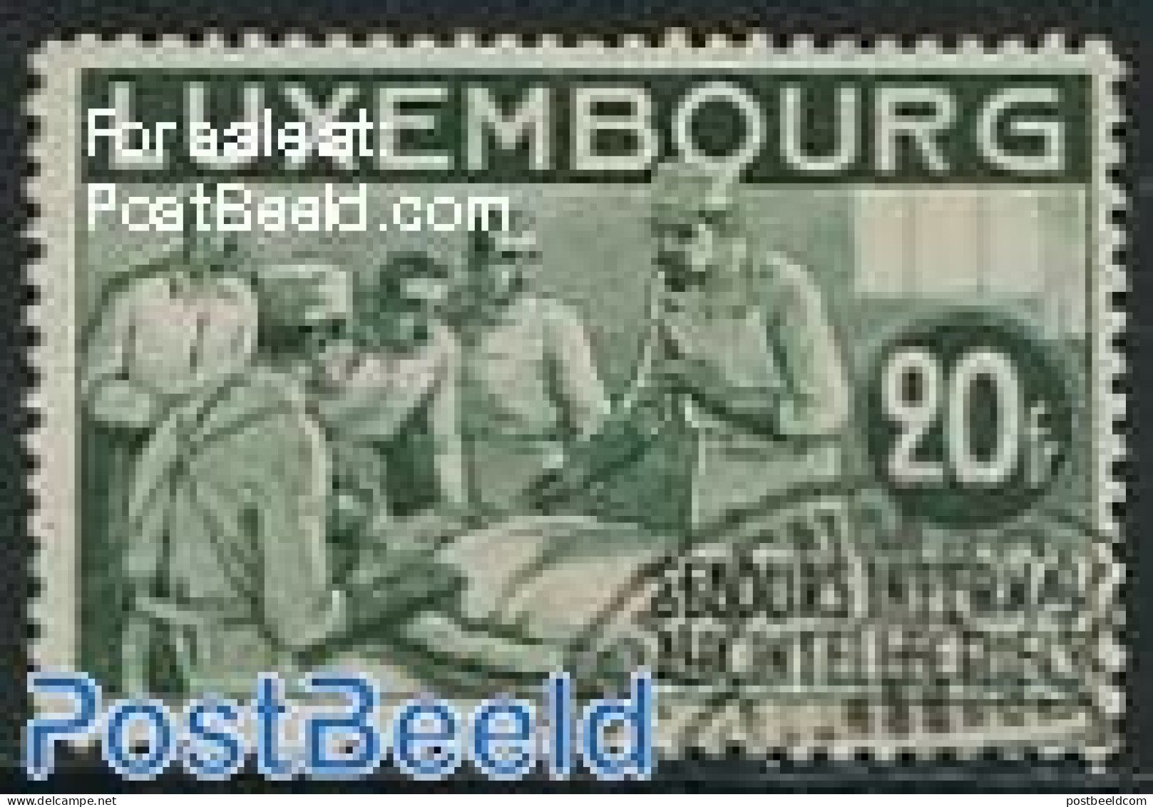 Luxemburg 1935 20F, Stamp Out Of Set, Mint NH, Health - Health - Ungebraucht