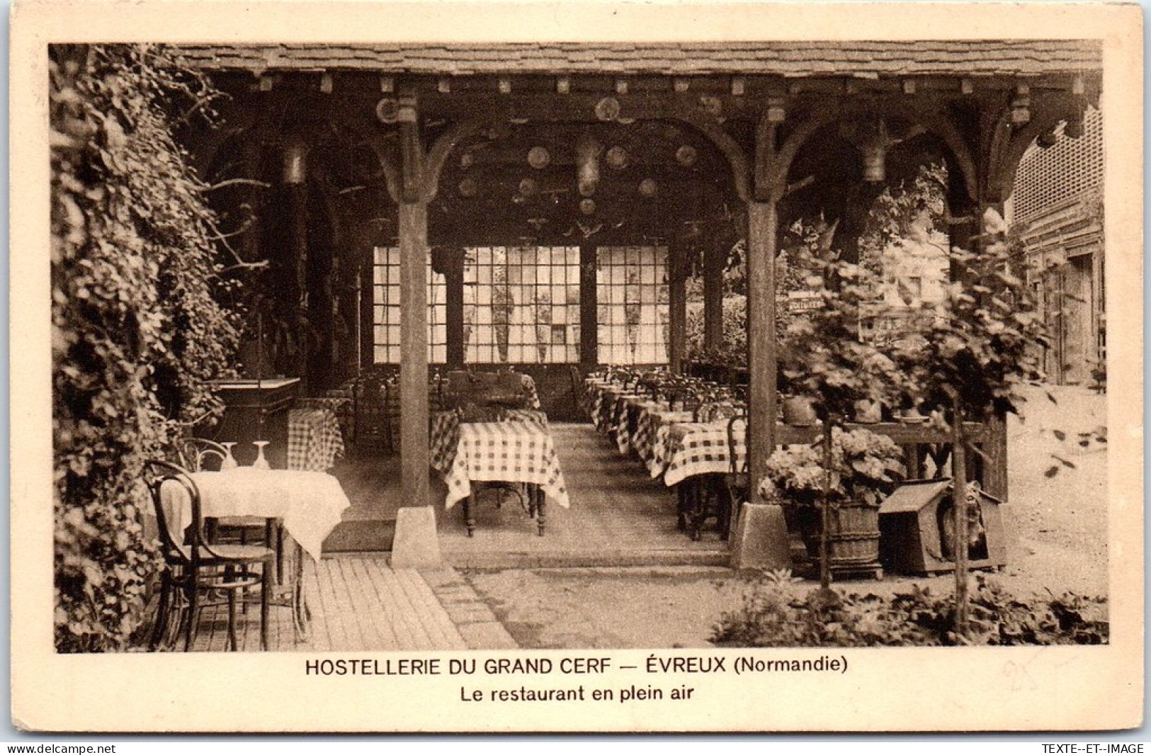 27 EVREUX - Hotel Du Grand Cerf, Restaurant Plein Air  - Evreux