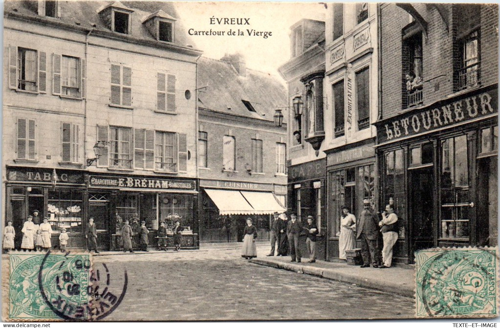 27 EVREUX - Au Carrefour De La Vierge  - Evreux