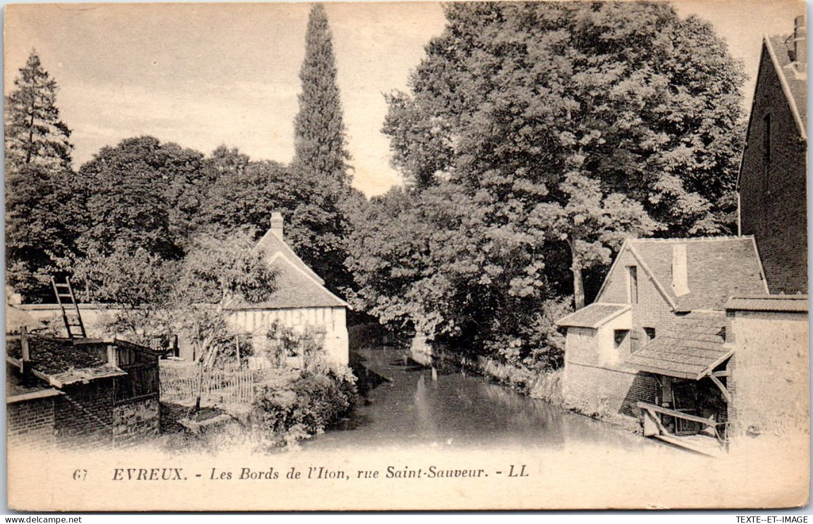 27 EVREUX - Bords De L'iton, Rue Saint Sauveur  - Evreux