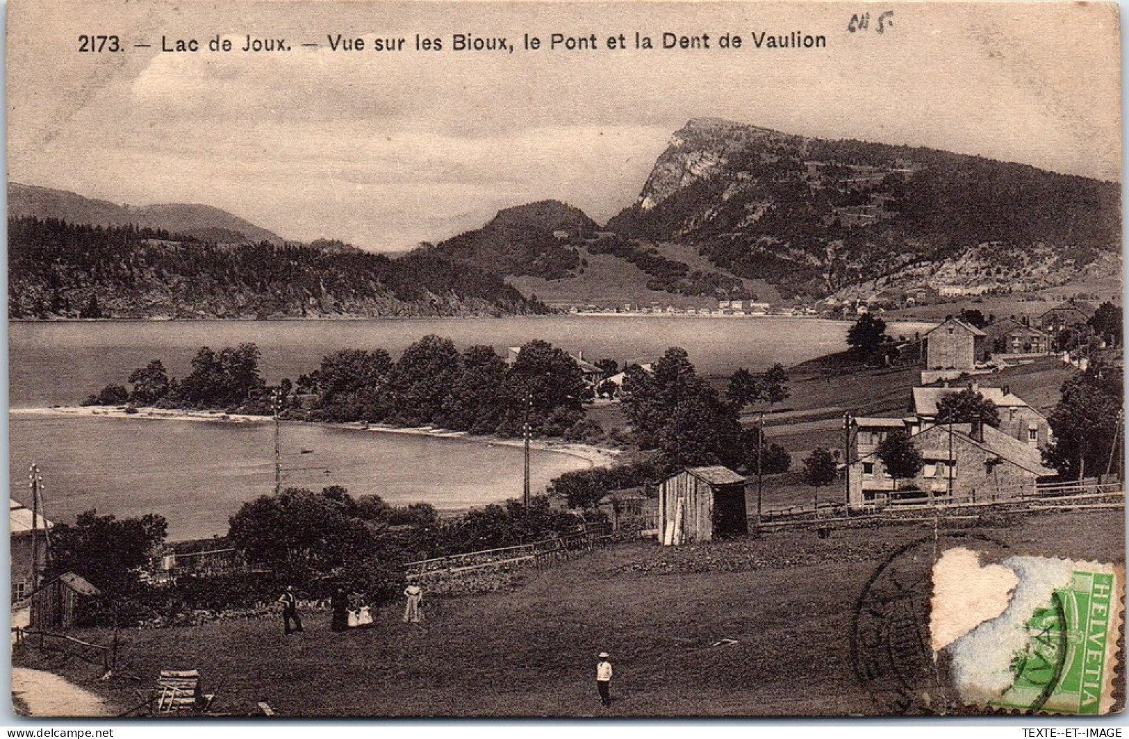SUISSE - Lac De Joux, Vue Sur Les Bioux. - Other & Unclassified