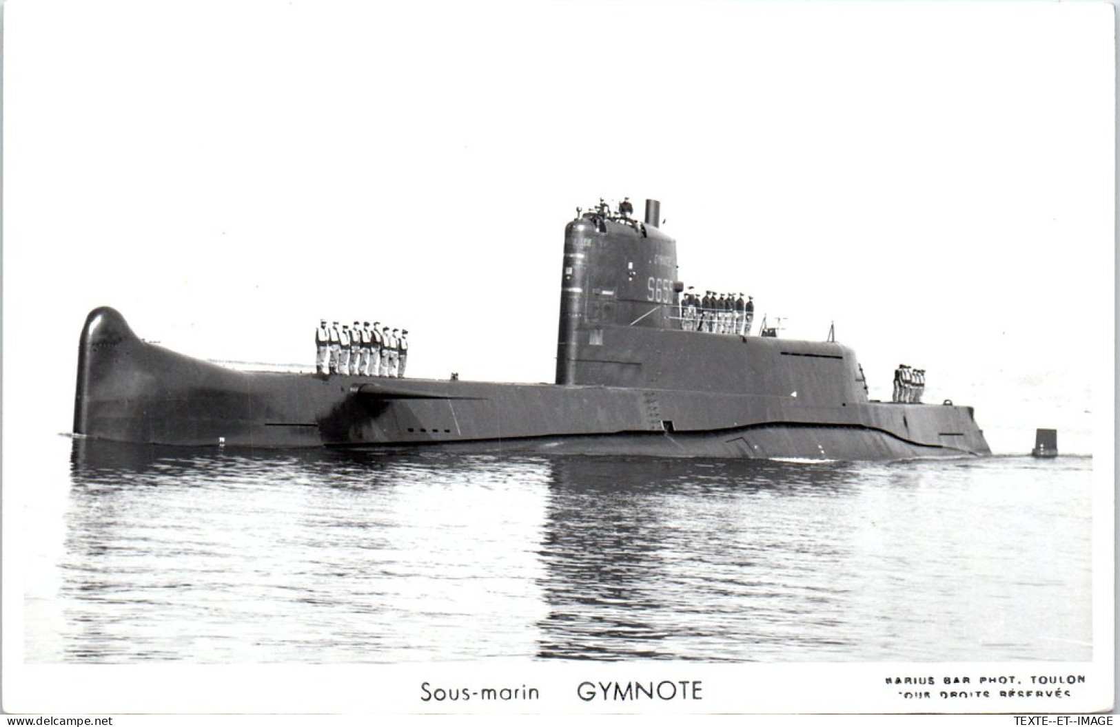 BATEAUX - Le Sous Marin Gymnote  - Submarines