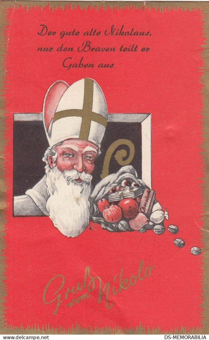 St Saint Nicholas Nikolo Old Postcard - San Nicolás