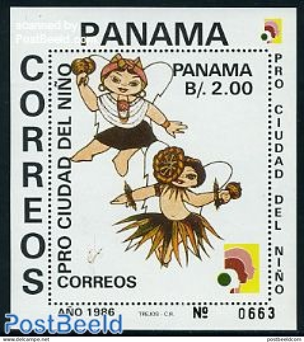 Panama 1986 Children Village S/s, Mint NH - Panamá