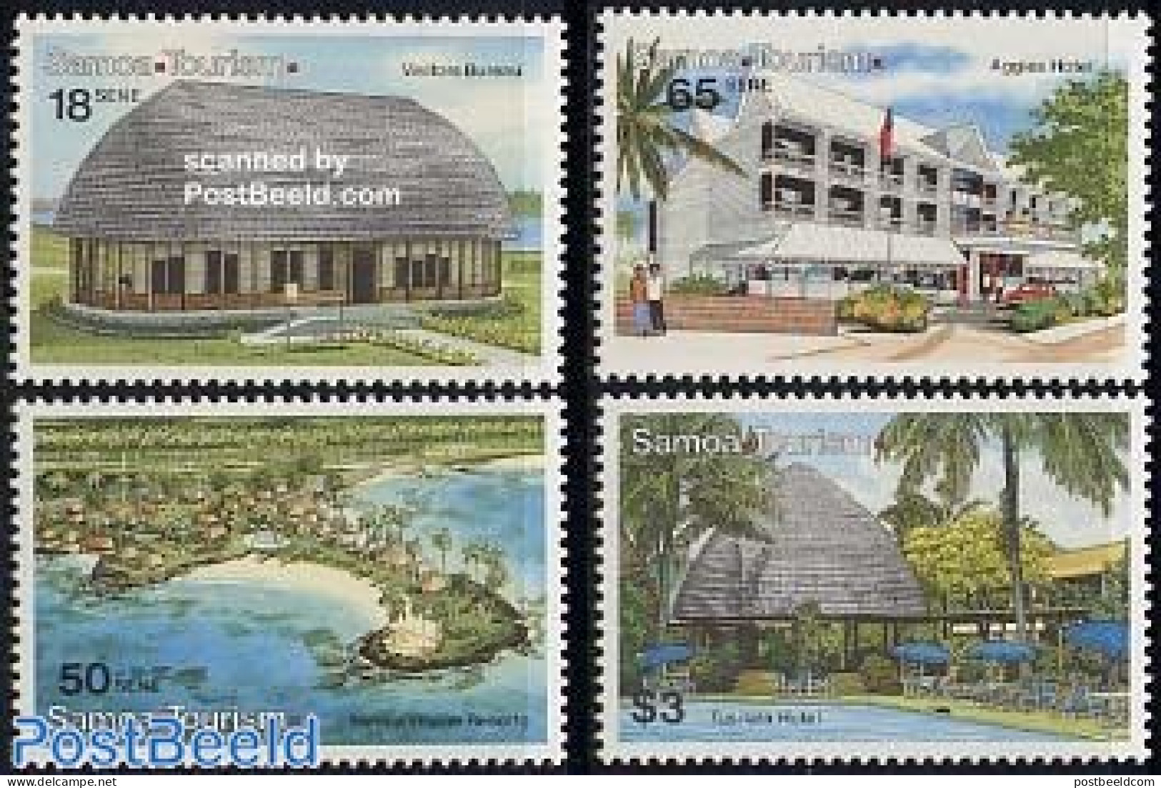 Samoa 1990 Tourism 4v, Mint NH, Various - Tourism - Samoa (Staat)