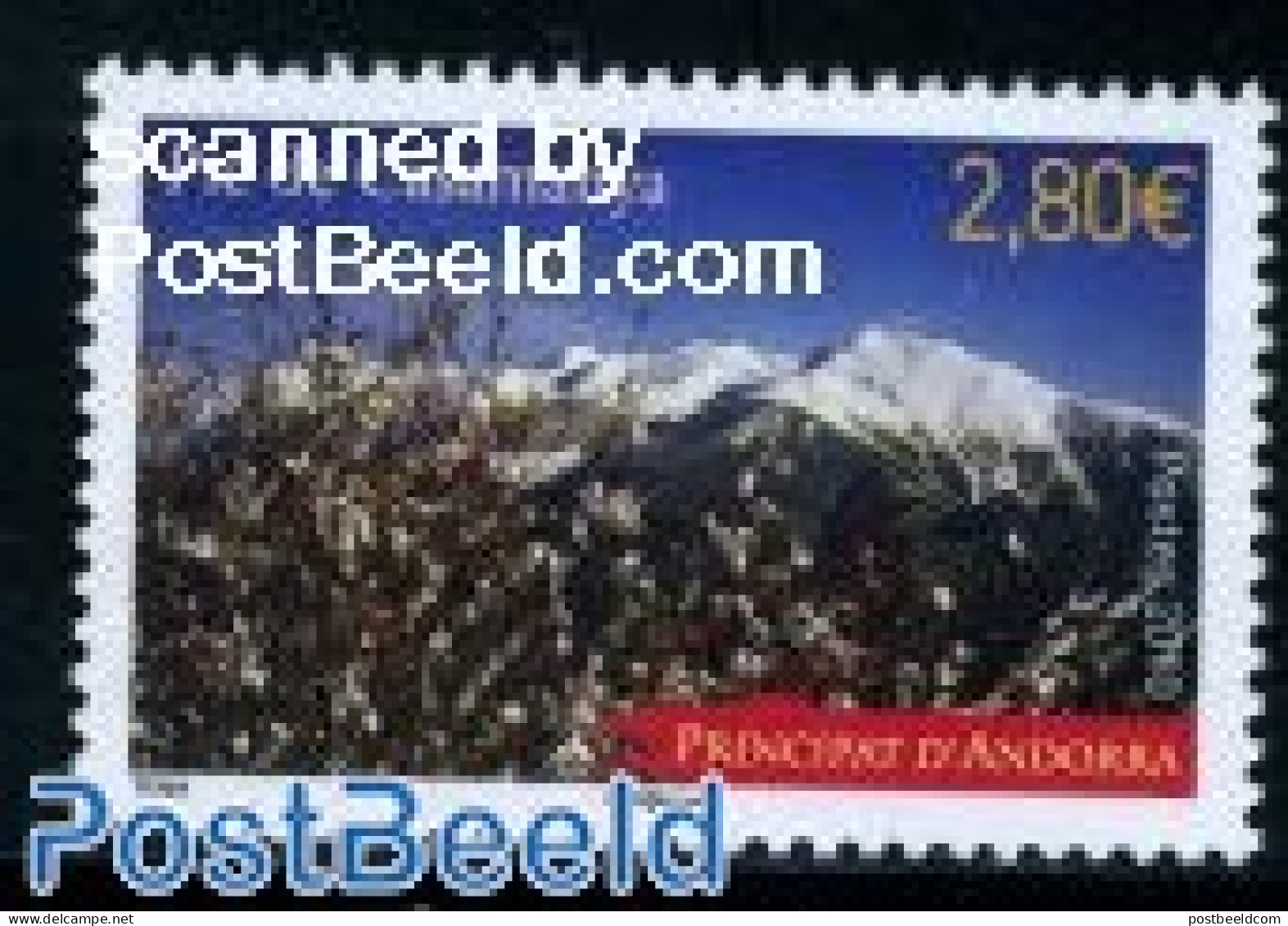 Andorra, French Post 2010 Peak Of Casamanya 1v, Mint NH, Sport - Mountains & Mountain Climbing - Unused Stamps