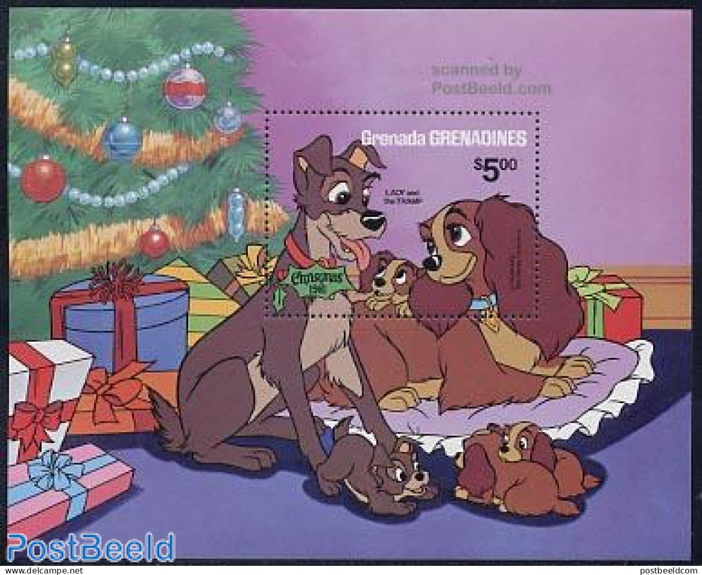 Grenada Grenadines 1981 Christmas, Disney S/s, Mint NH, Religion - Christmas - Art - Disney - Christmas