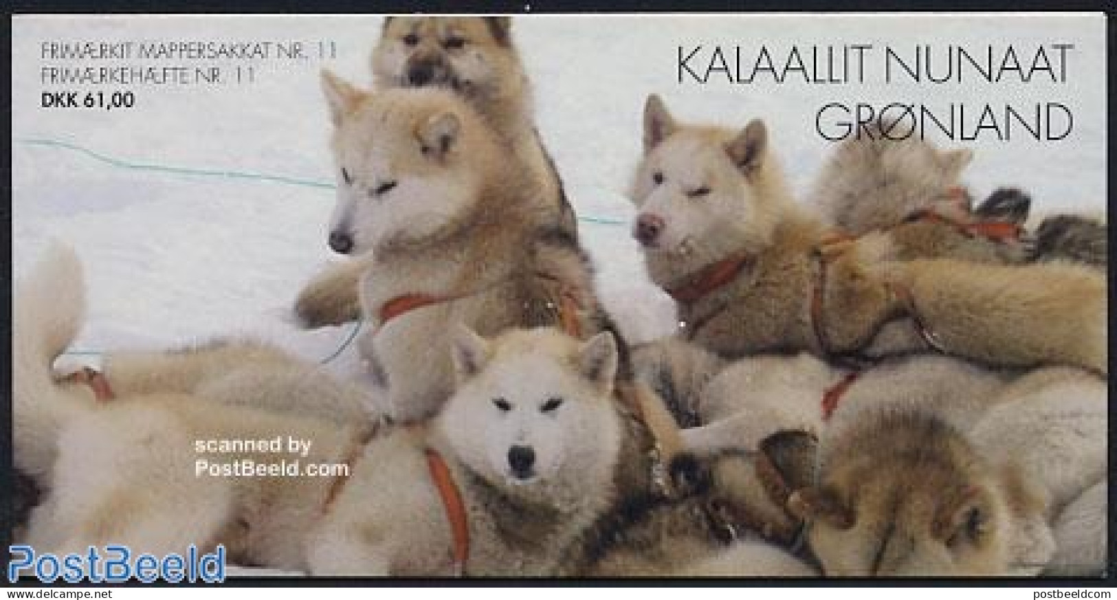 Greenland 2003 Dogs Booklet, Mint NH, Nature - Dogs - Stamp Booklets - Ongebruikt