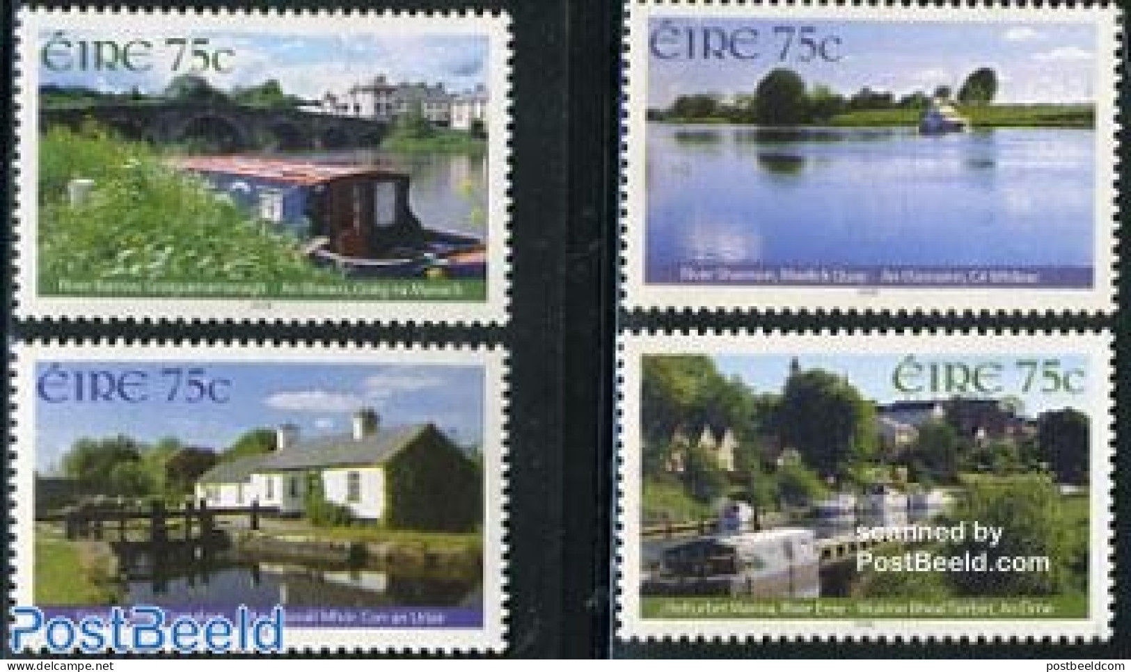 Ireland 2006 Inland Waterways 4v, Mint NH, Transport - Ships And Boats - Art - Bridges And Tunnels - Ongebruikt