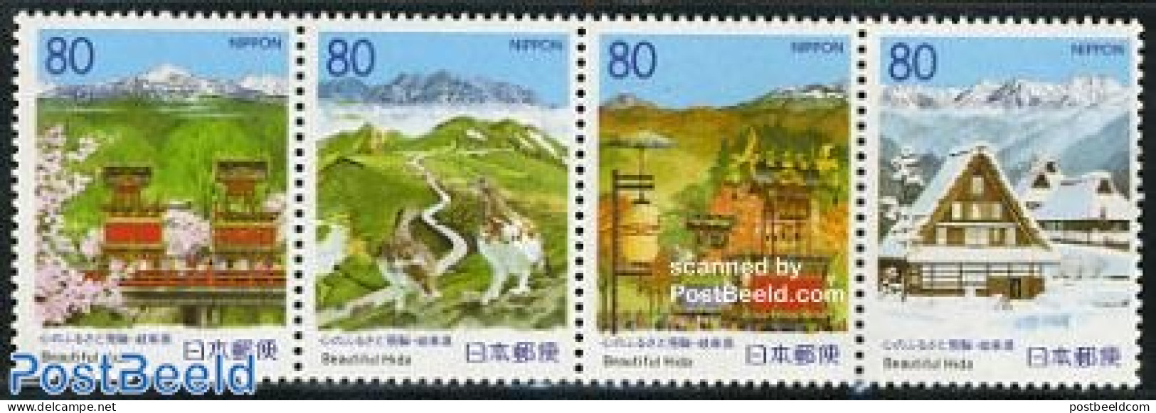 Japan 1995 Gifu 4v [:::], Mint NH, Nature - Birds - Unused Stamps