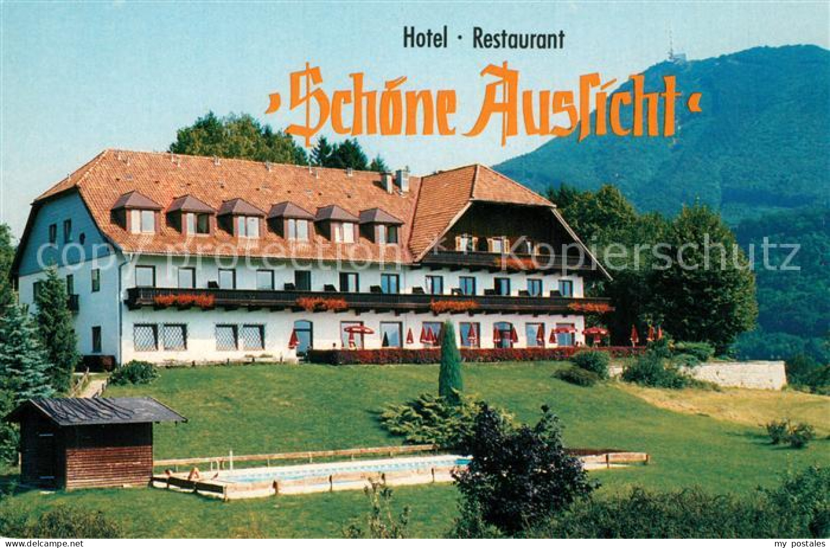 73243793 Salzburg Oesterreich Hotel Restaurant Schoene Aussicht Auf Dem Heuberg  - Autres & Non Classés