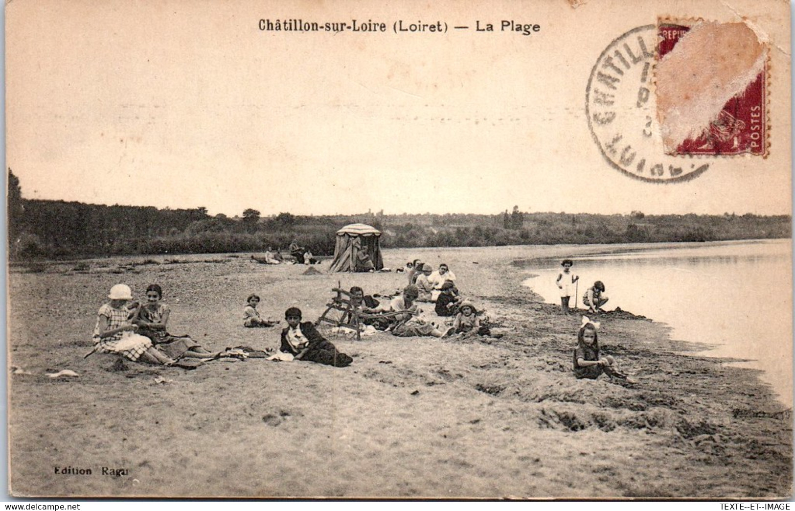 45 CHATILLON SUR LOIRE - La Plage Bords De La Loire  - Chatillon Sur Loire