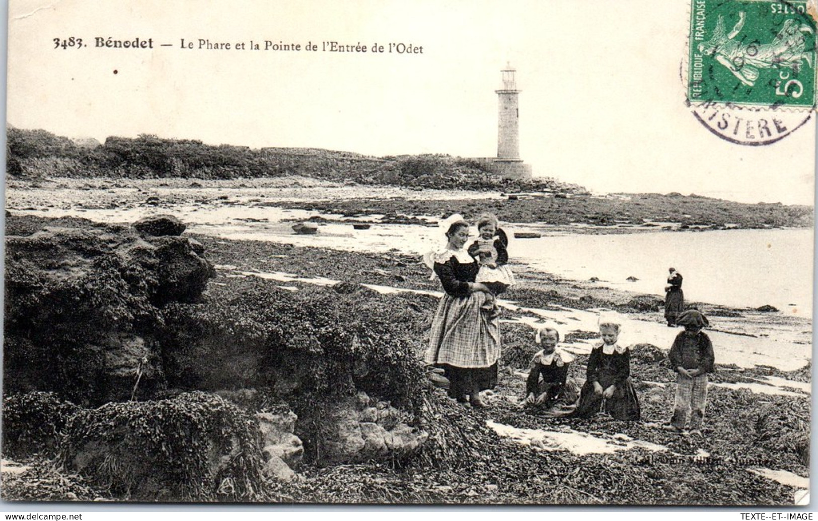 29 BENODET - Le Phare Et La Pointe De L'entrée De L'odet  - Autres & Non Classés