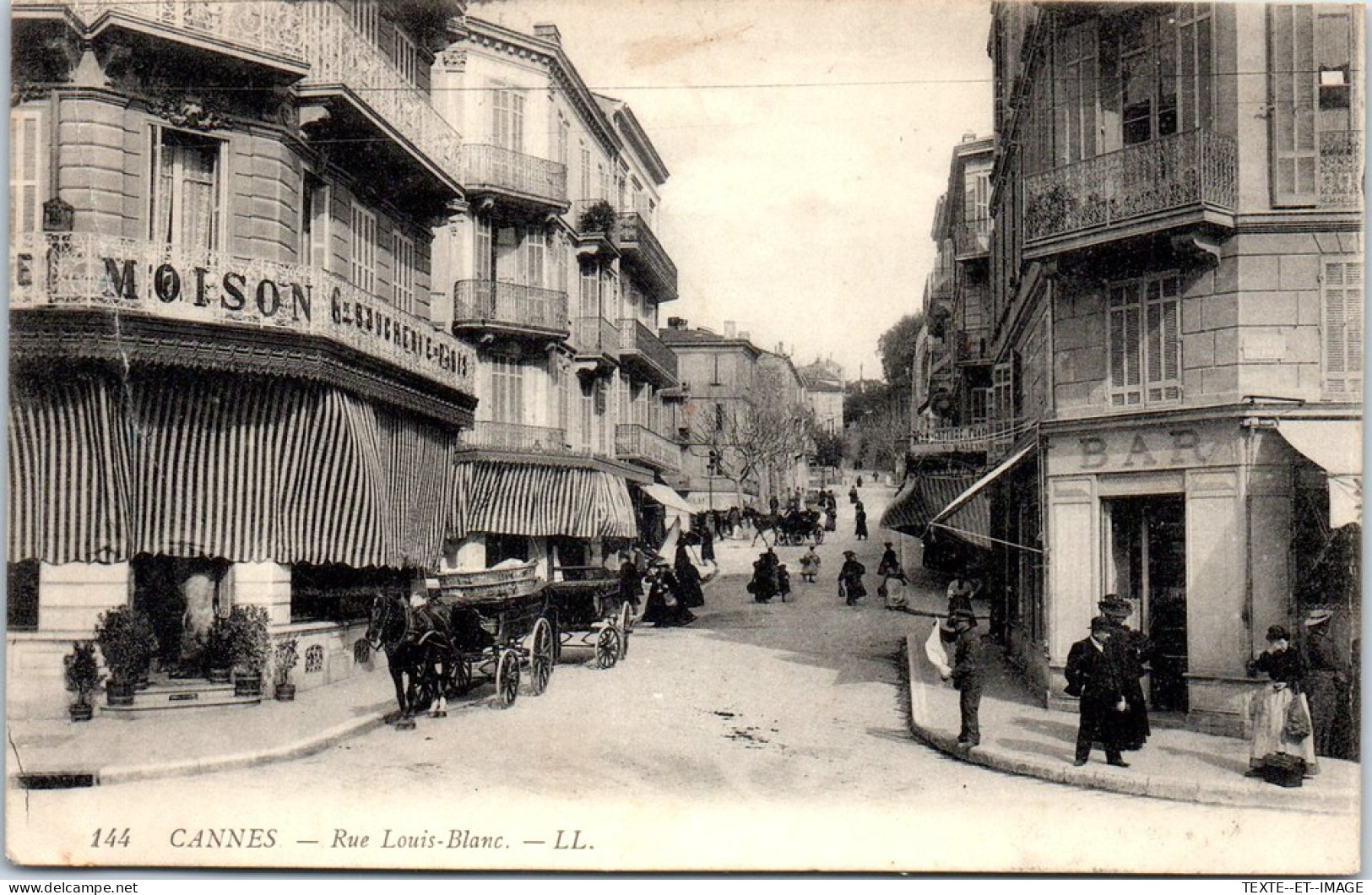 06 CANNES - La Rue Louis Blanc.  - Cannes
