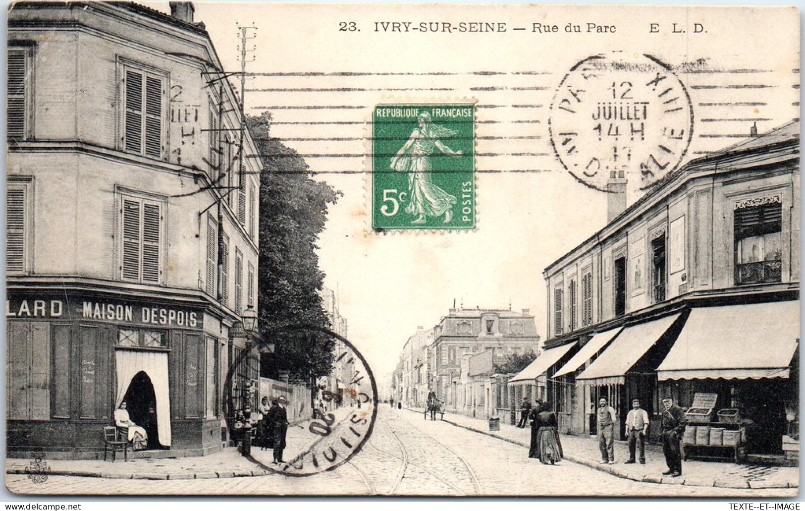 94 IVRY SUR SEINE - La Rue Du Parc  - Other & Unclassified
