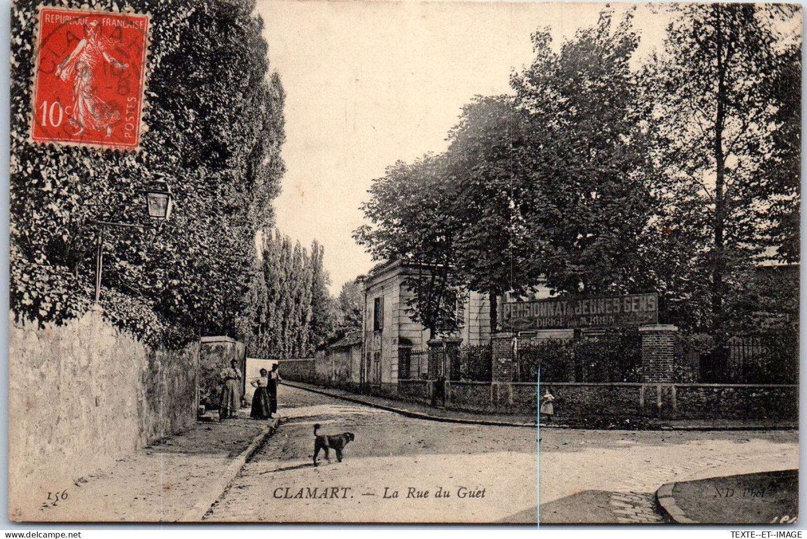 92 CLAMART - La Rue Du Guet  - Autres & Non Classés